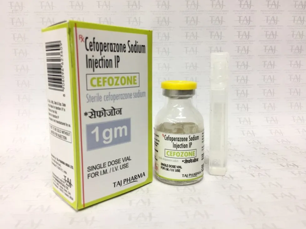 CEFOPERAZONE SODIUM INJECTION IP (CEFOZONE-1GM) Taj Pharma