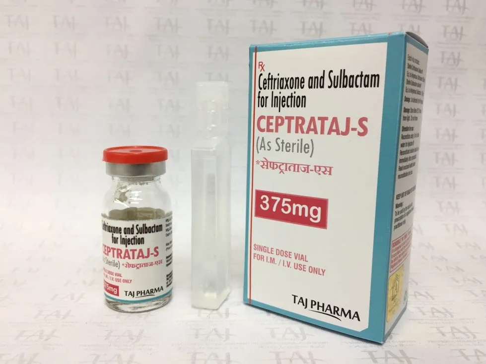 CEFTRIAXONE AND SULBACTAM FOR INJECTION (CEPTRATAJ-S 375MG)