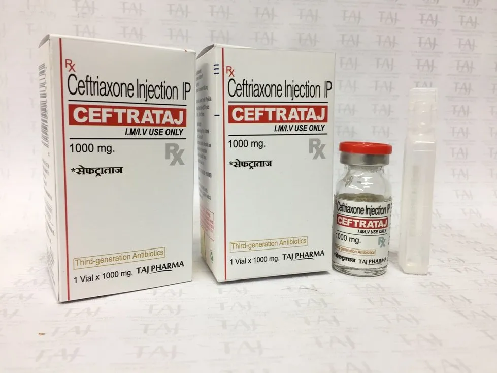 CEFTRIAXONE INJECTION IP (CEFTRATAJ 1000MG)