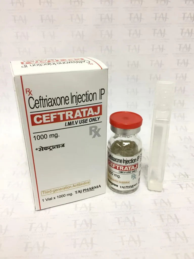 CEFTRIAXONE INJECTION IP (CEFTRATAJ 1000MG) TAJ-PHARMA