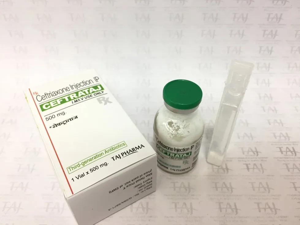 CEFTRIAXONE INJECTION IP (CEFTRATAJ 500MG)