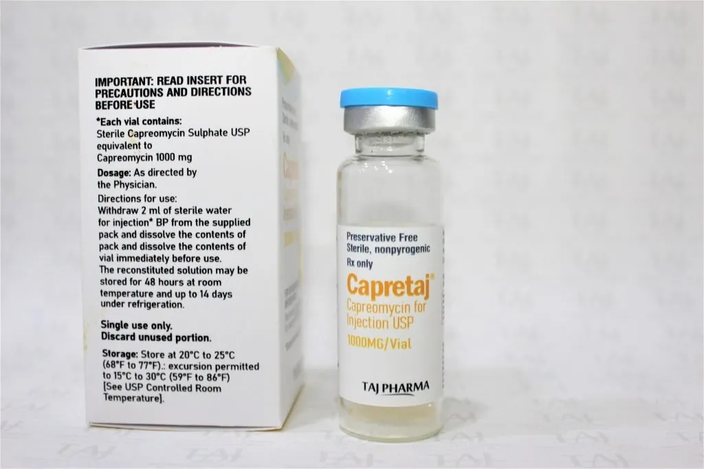 Capreomycin Injection 1000mg Best Price, Indications, Side effects