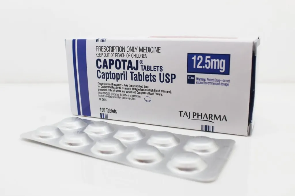 Captopril 12.5mg Tablet Manufacturers India & Pioneer Exporters