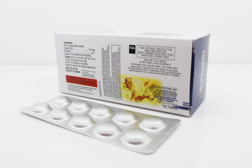 Captopril 12.5mg Tablet Manufacturers PAN India, Suppliers