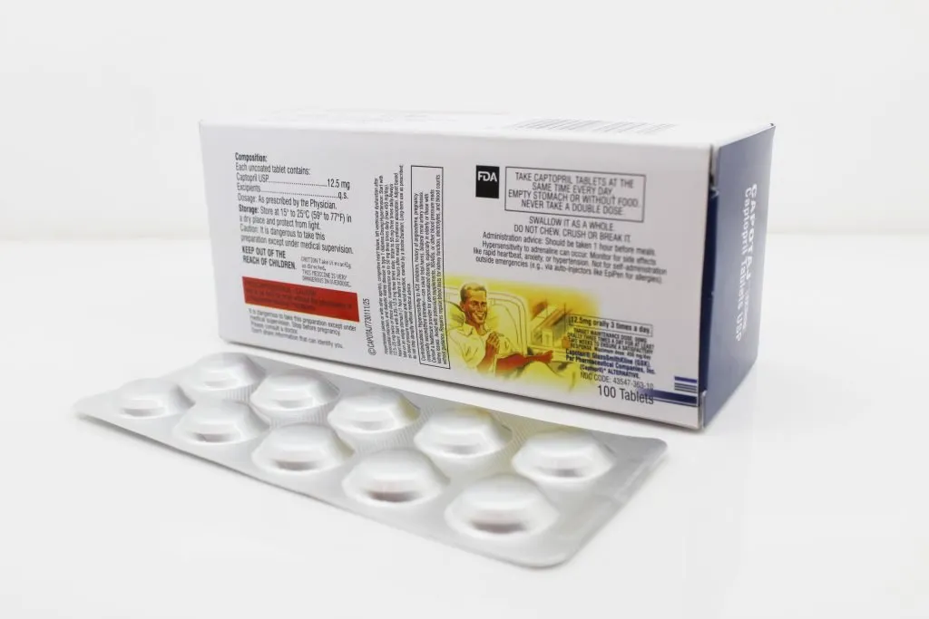 Captopril 12.5mg Tablet Manufacturers PAN India, Suppliers