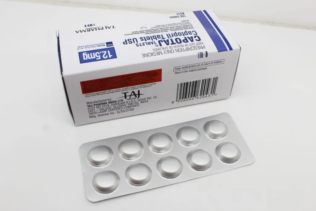 Captopril 12.5mg Tablet Suppliers