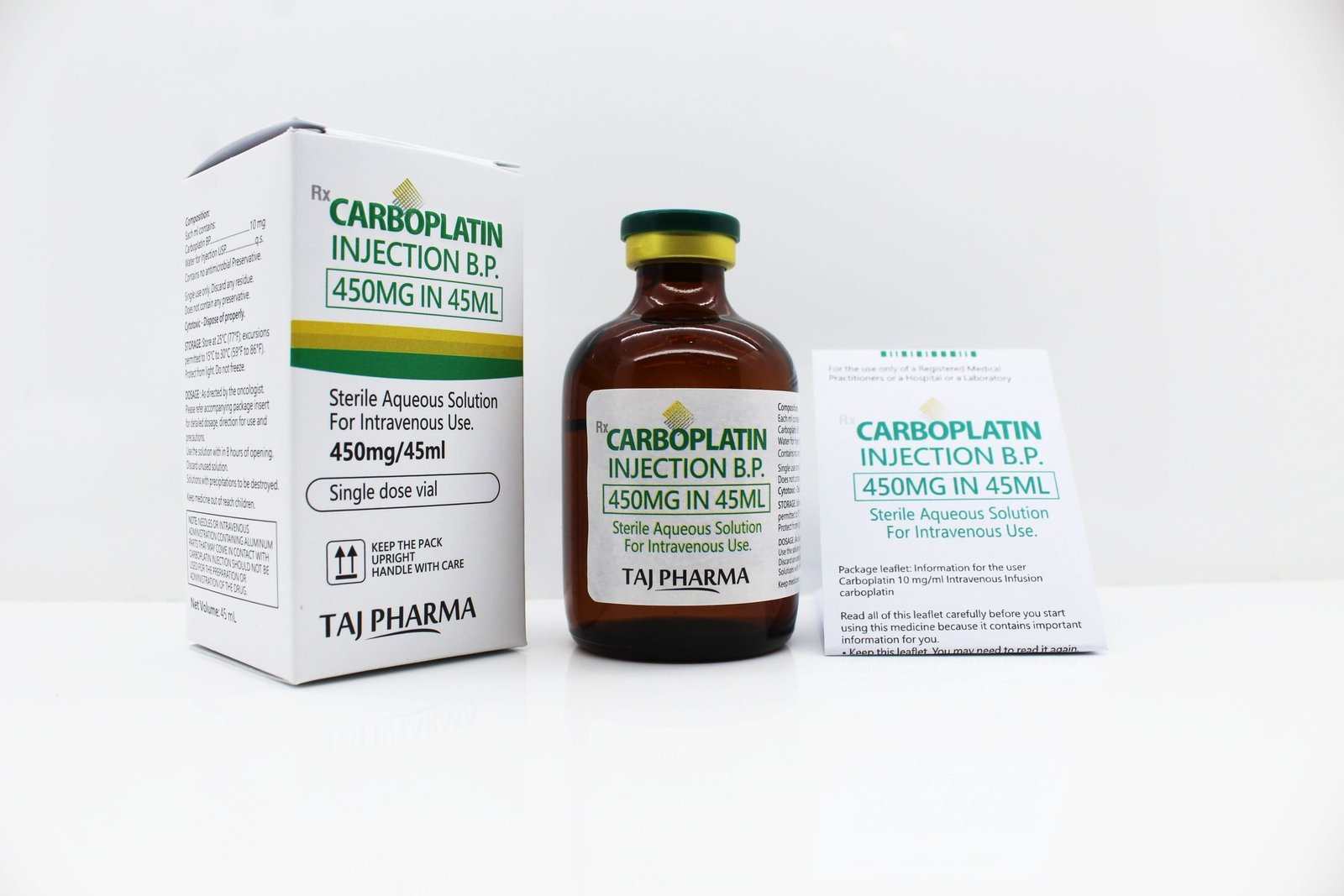 Carboplatin Injection 450mg/45ml Manufacturer from Mumbai
