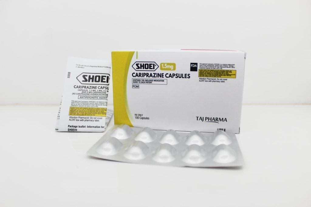 Cariprazine Capsules 1.5mg Manufacturers India & Pioneer Exporters