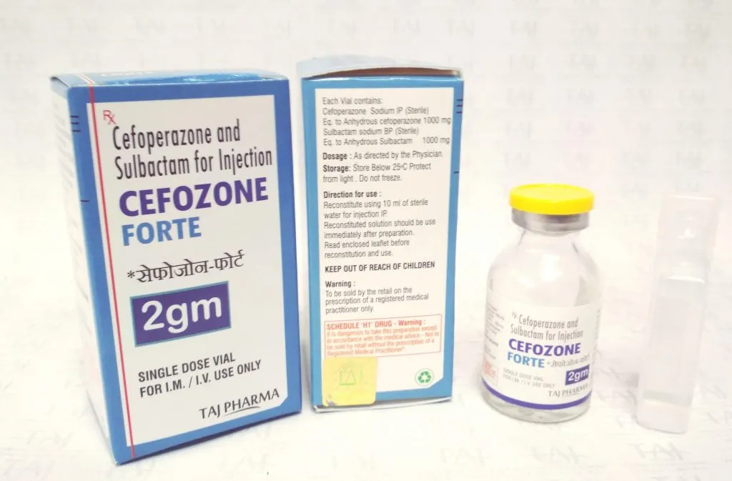 Cefoperazone Sodium + Sulbactam Sodium (Cefozone Forte)
