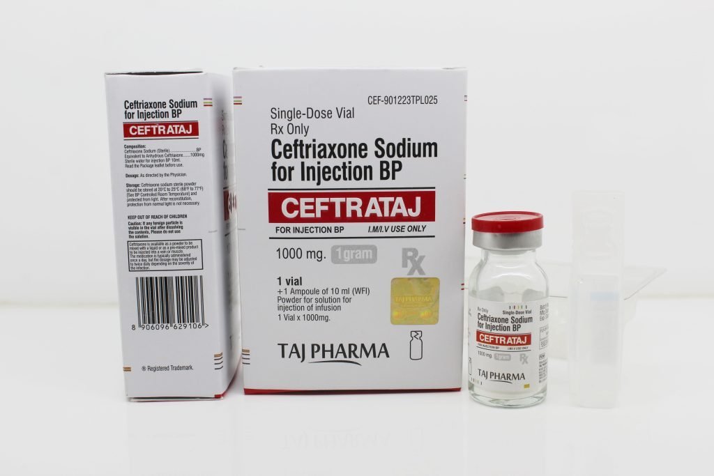 Ceftriaxone 1000mg Injection Manufacturer in Mumbai