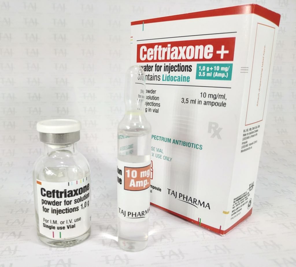 Lidocaine as a Diluent for Ceftriaxone in the Treatment