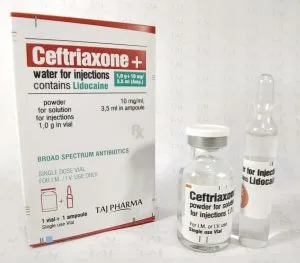 Taj Pharmaceuticals, one of the leading Ceftriaxone Sodium + Lidocaine Powder for Injection 1g manufacturers in India brings the best-quality products. Taj Pharmaceuticals company carries the rich experience in the niche manufacturing of Ceftriaxone Sodium + Lidocaine Powder for Injection. Taj Pharmaceuticals is reputed manufacturer and Ceftriaxone Sodium + Lidocaine Powder for Injection 1g suppliers in India prefer Taj Pharmaceuticals due to the reliability and purity of products. Taj Pharmaceuticals, the well-known Ceftriaxone Sodium + Lidocaine API manufacturer in India gives the assurance of high-quality and purity. The stringent quality-control ensures that every batch of the drug brings a consistent standard. As Ceftriaxone Sodium + Lidocaine Powder for Injection 1g exportersCeftriaxone with Lidocaine uses, side effects and safety, interactions, pictures, warnings Ceftriaxone Sodium for injection