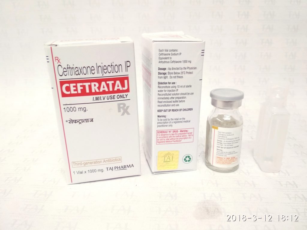 Ceftriaxone Sodium for Injection (Ceftrataj)