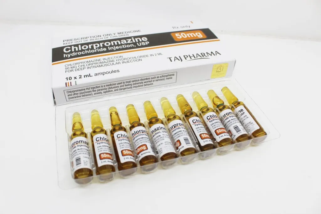 Chlorpromazine Injection USP Manufacturer from Mumbai