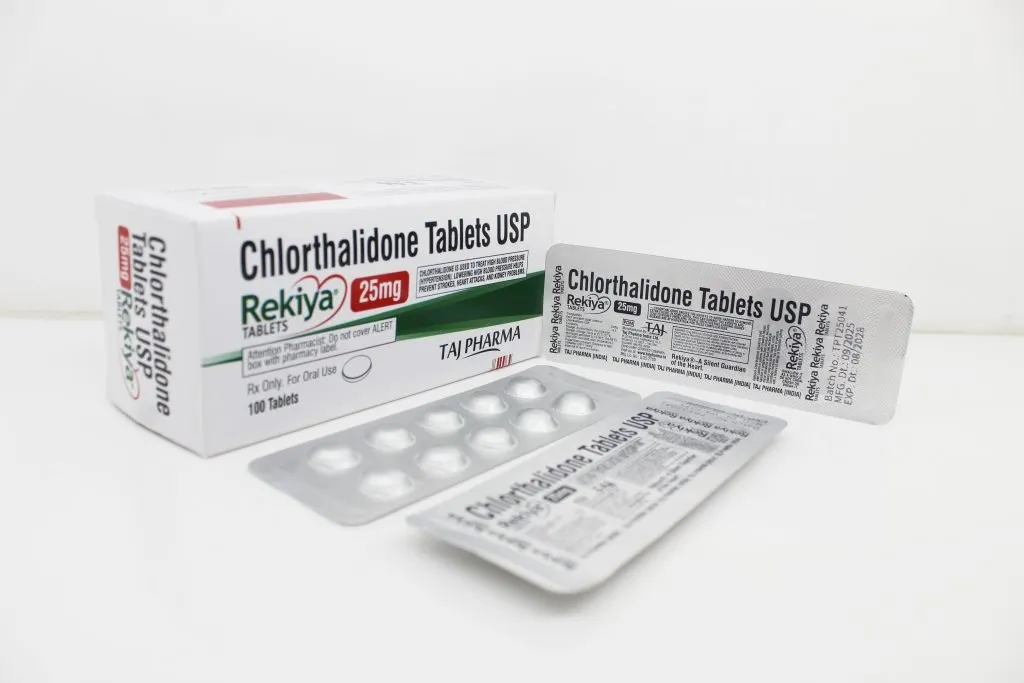 Chlorthalidone 25mg Tablets Suppliers in India
