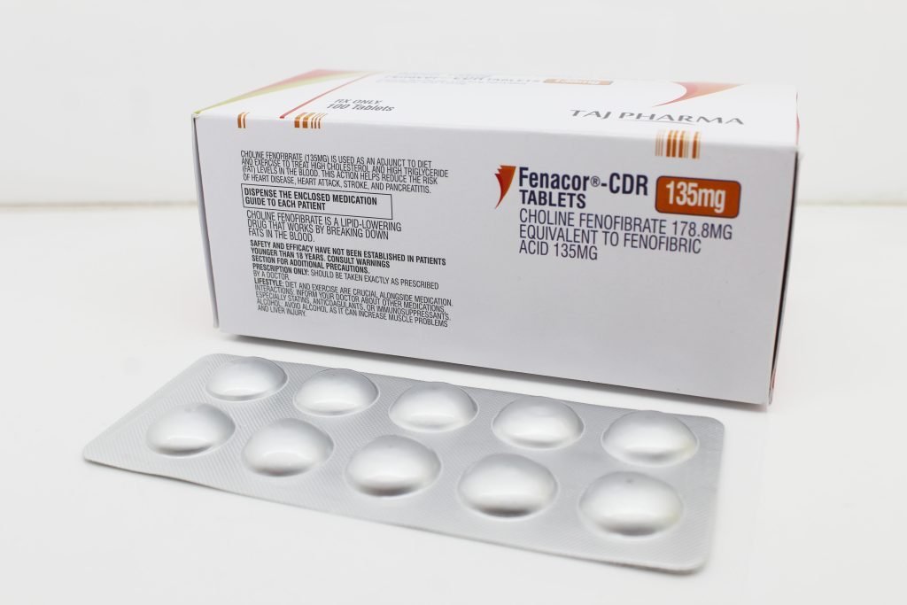 Choline Fenofibrate Delayed Release Tablets 135mg Manufacturers India, Suppliers