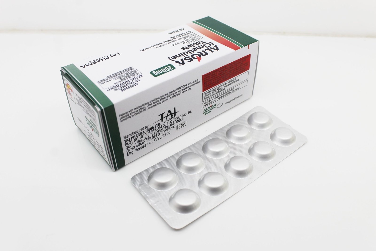 Cimetidine Tablets 200mg Manufacturers India & Pioneer Exporters