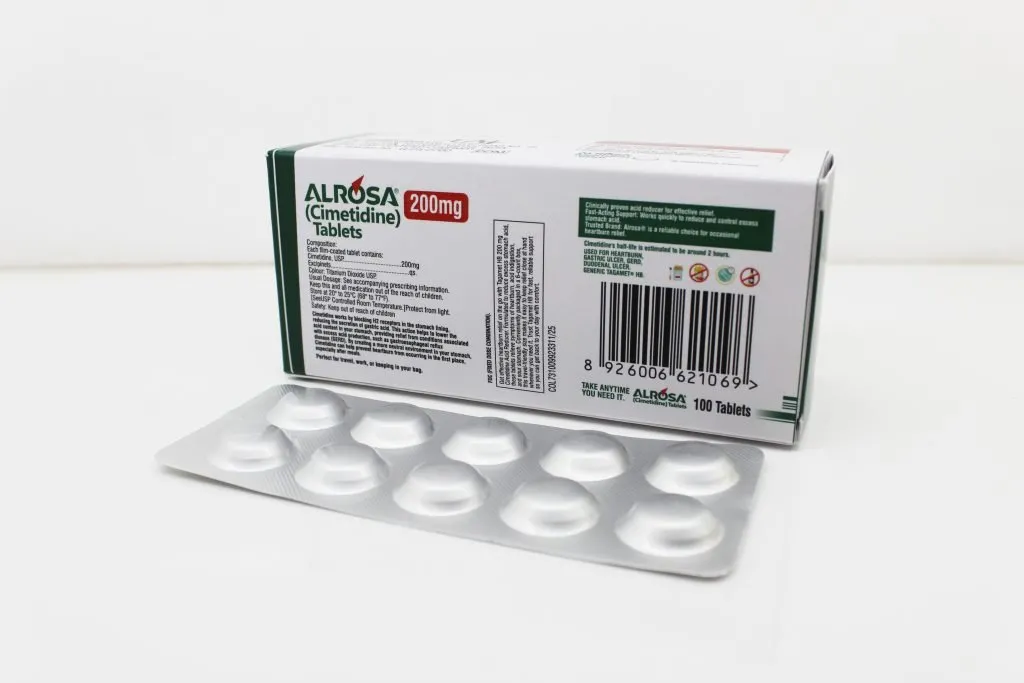 Cimetidine Tablets 200mg Suppliers, Exporters in India