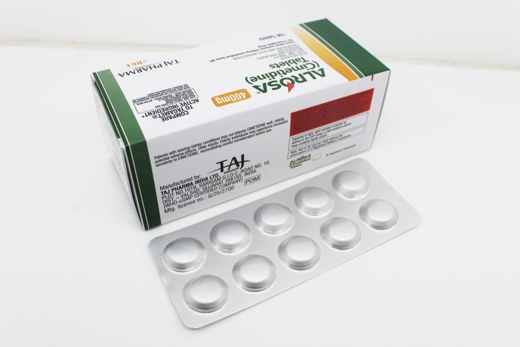 Cimetidine Tablets 400mg, Suppliers, Exporters in India