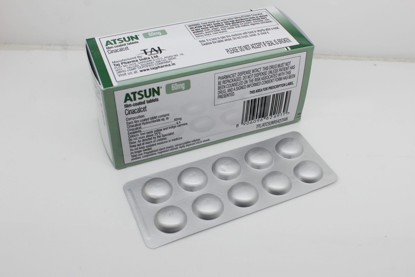 Cinacalcet 60mg Film Coated Tablets Contract Manufacturers
