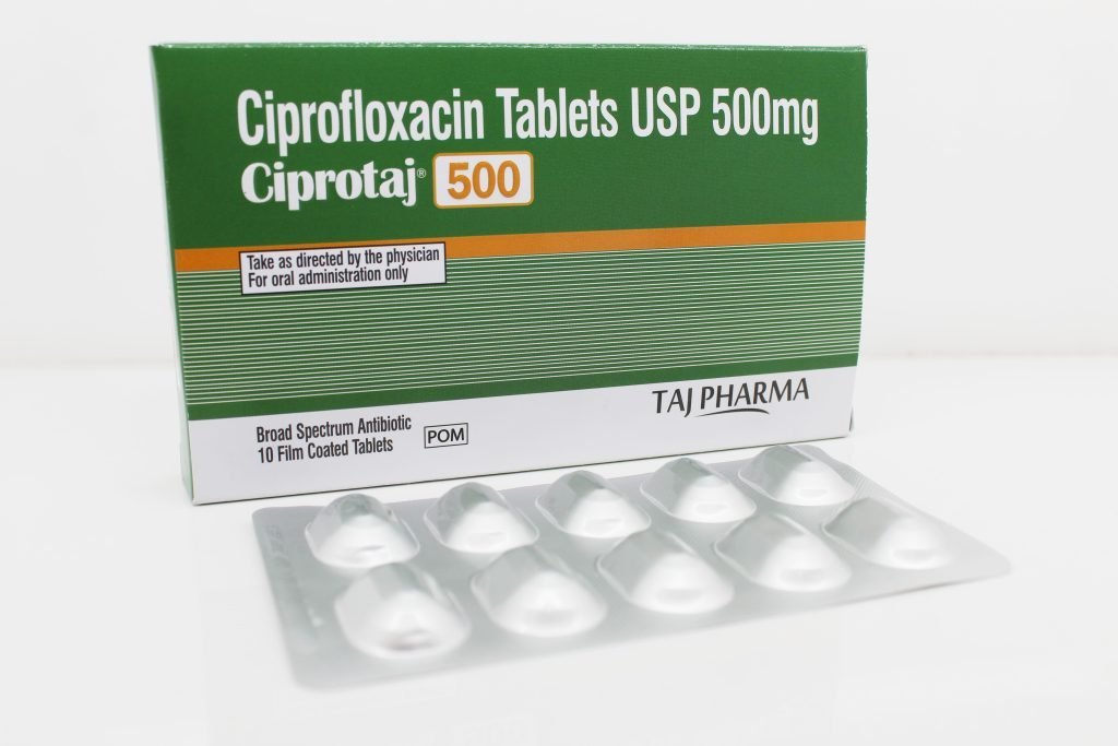 Ciprofloxacin Tablets USP 500mg PAN India Manufacturer