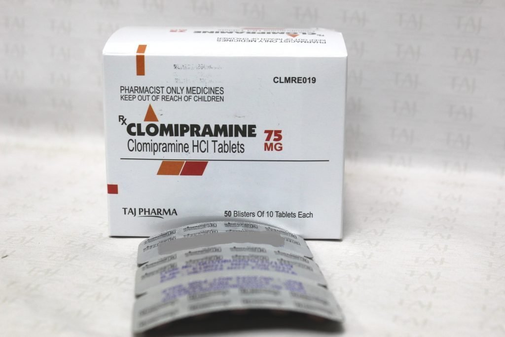 Clomipramine HCl Tablets 75 mg Taj Pharma
