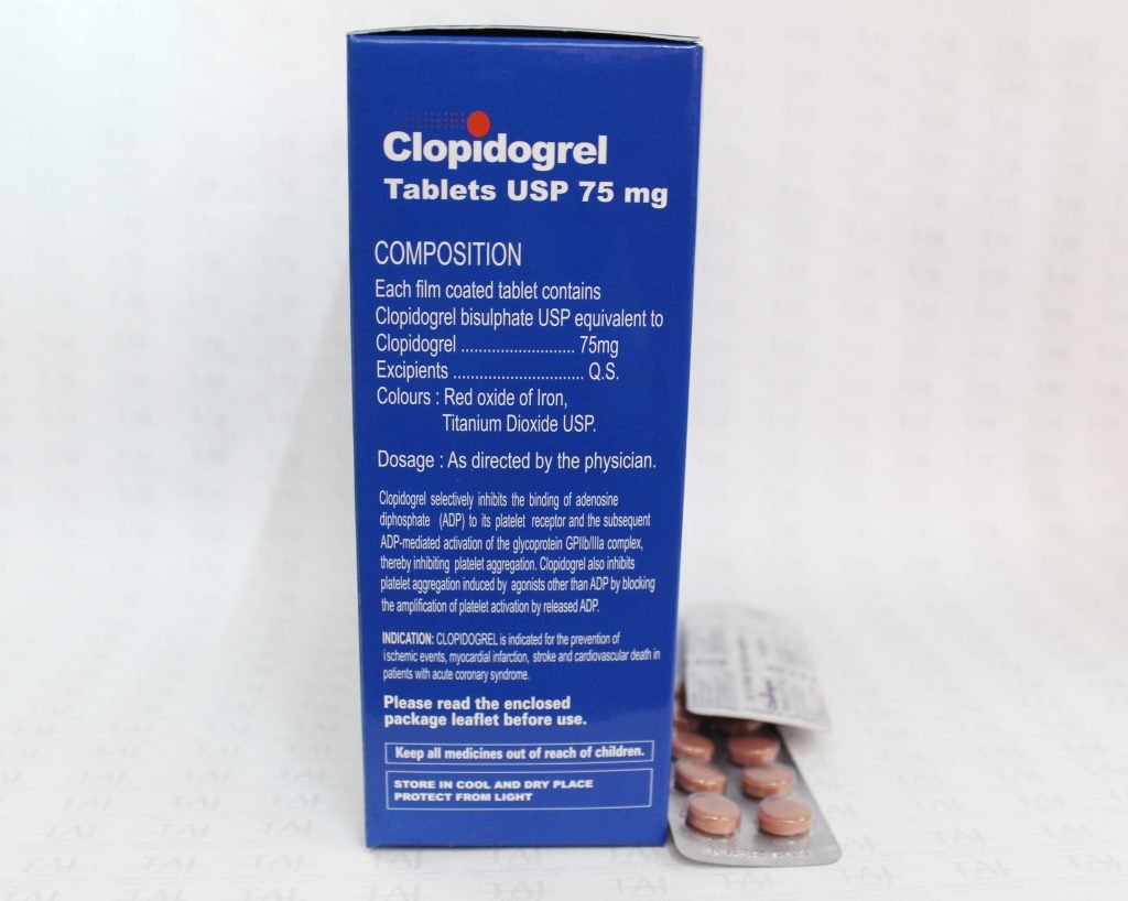 Clopidogrel Tablets 75mg Uses Side Effects Cardiovascular Drug Dosage forms Taj Pharmaceuticals Mumbai Limited