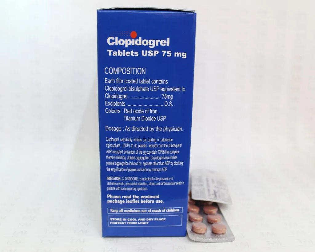 Clopidogrel Tablets 75mg Uses Side Effects Cardiovascular Drug Dosage forms Taj Pharmaceuticals Mumbai Limited