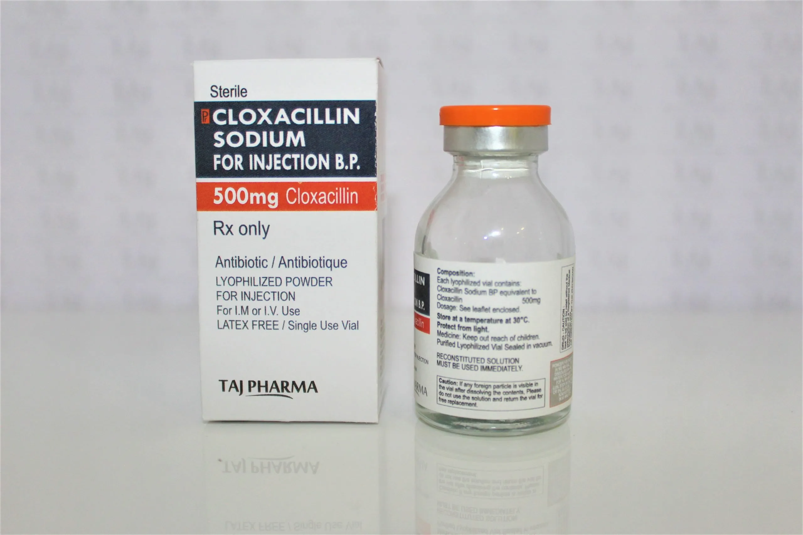 Cloxacillin Sodium For Injection 500mg Suppliers