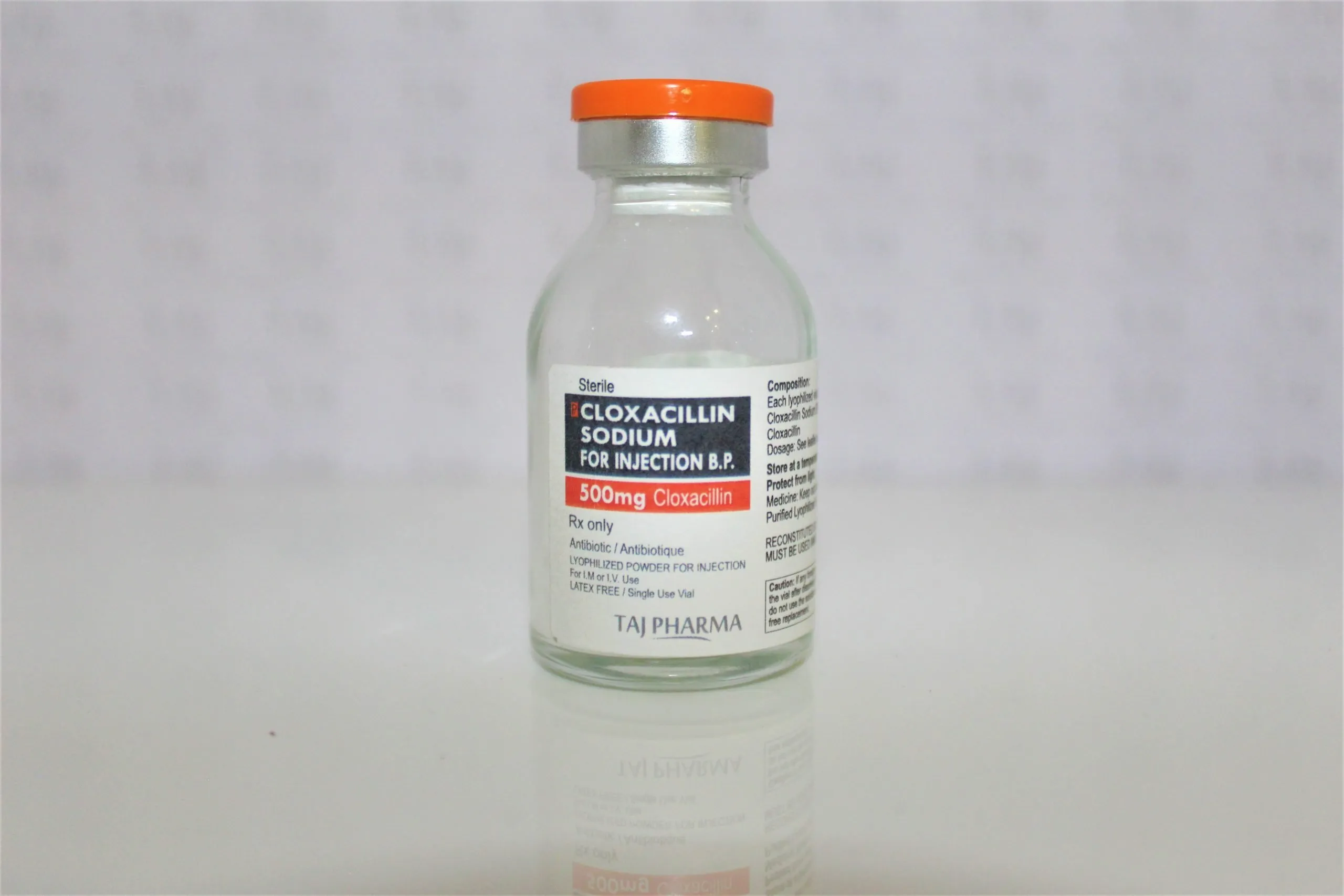 Cloxacillin Sodium For Injection 500mg Manufacturing Company in India