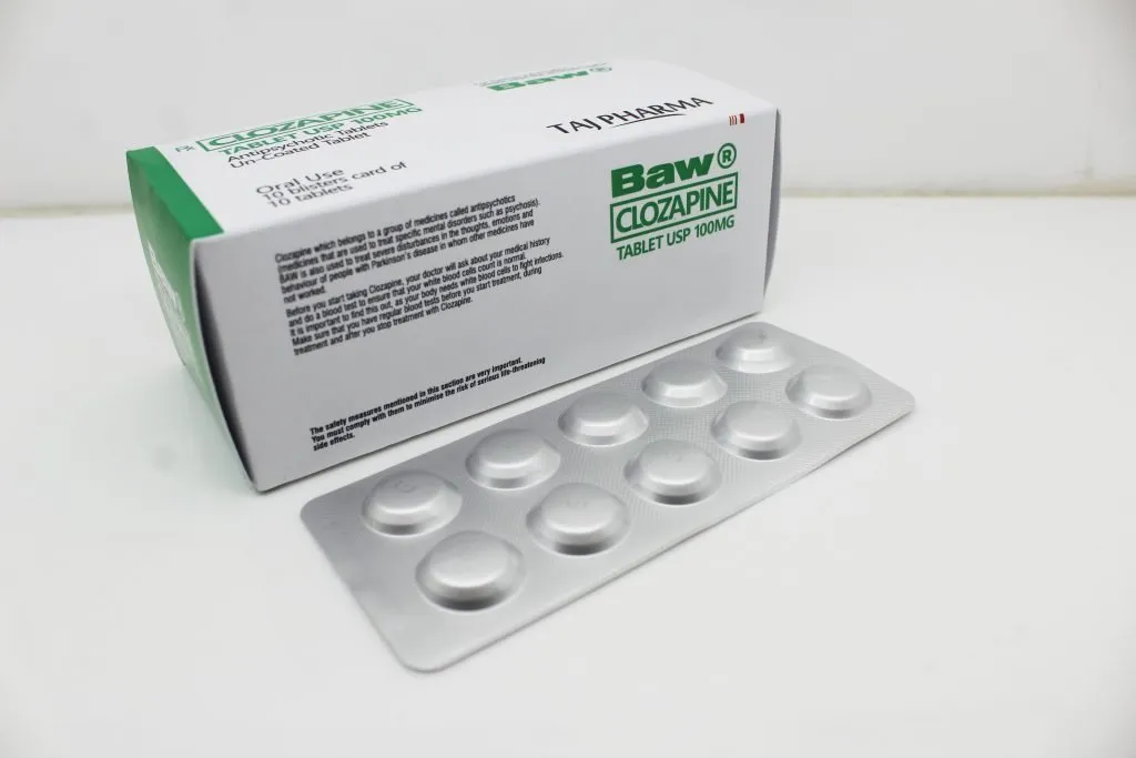Clozapine 100mg Tablets Manufacturer Vapi, Gujarat