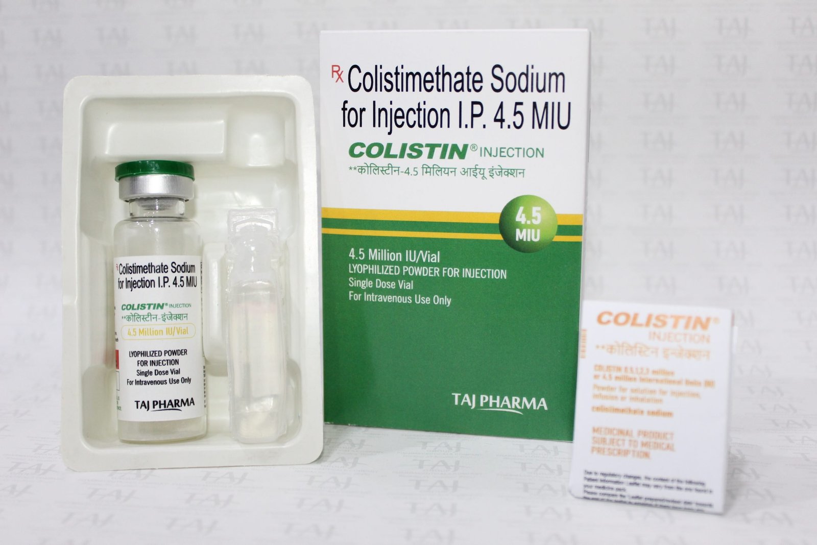 Colistimethate Sodium Injection IP 4.5MIU