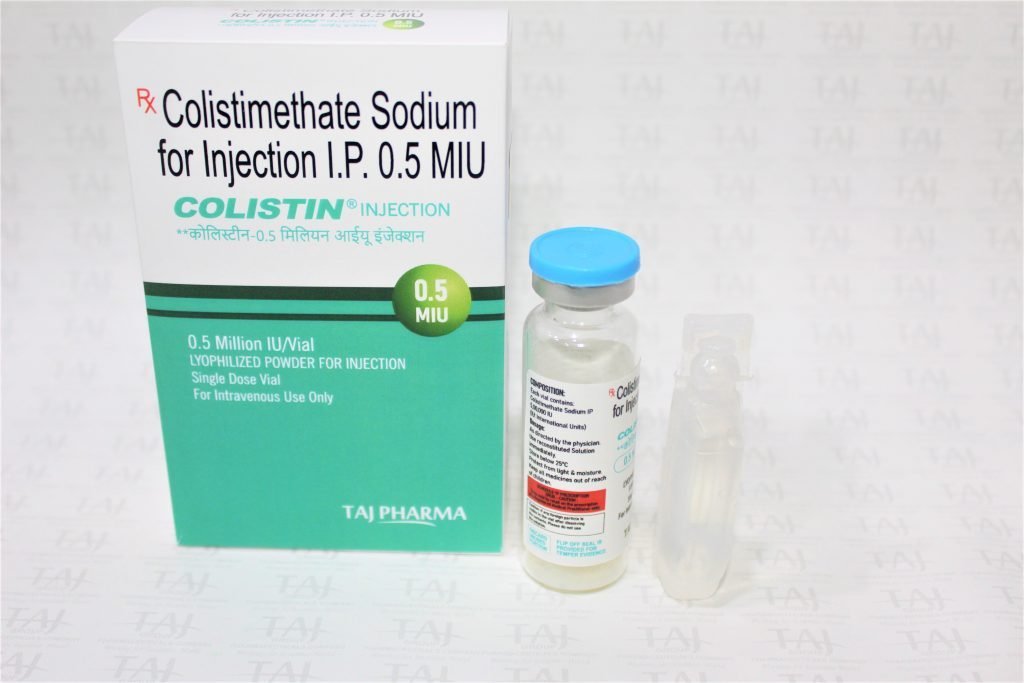 Colistimethate Sodium for Injection IP 0.5MIU High Quality and Purity