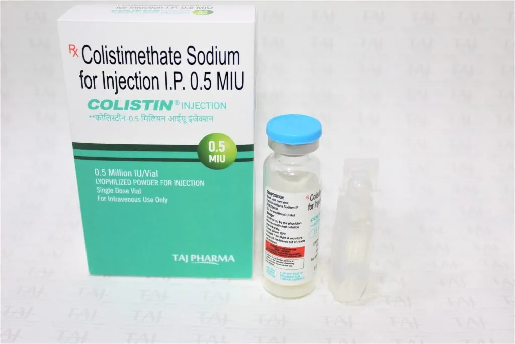 Colistimethate Sodium for Injection IP 0.5MIU High Quality and Purity