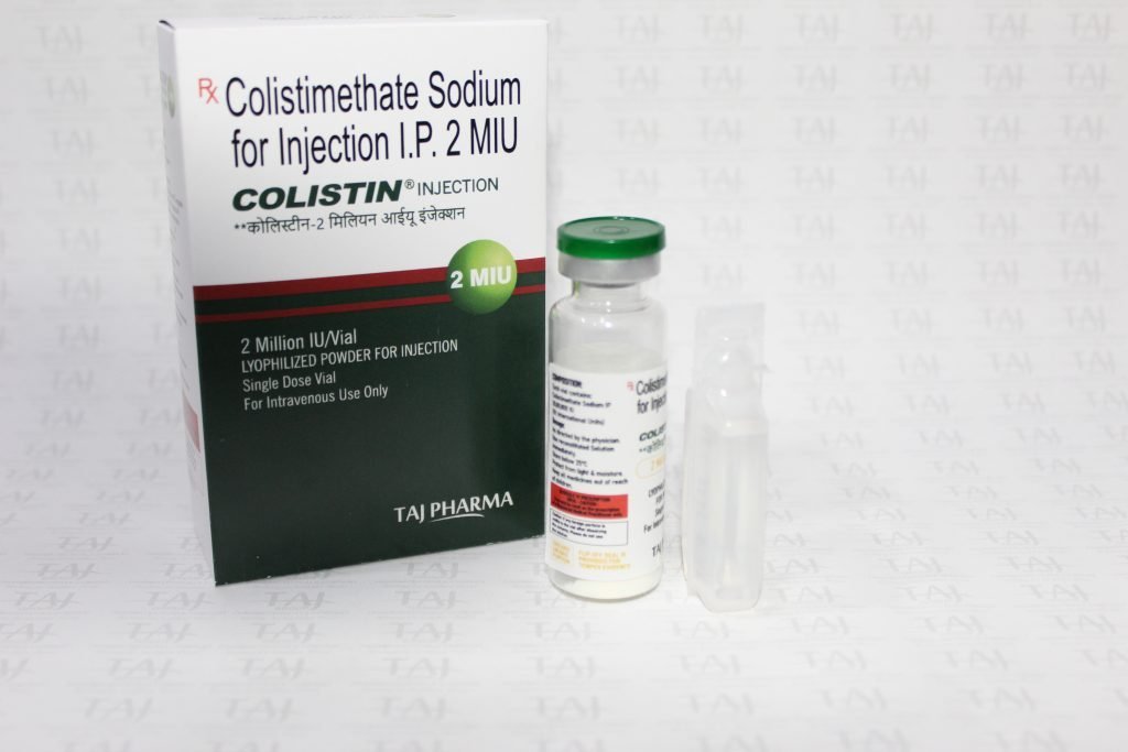 Colistimethate Sodium for Injection IP 2MIU Dealers in India