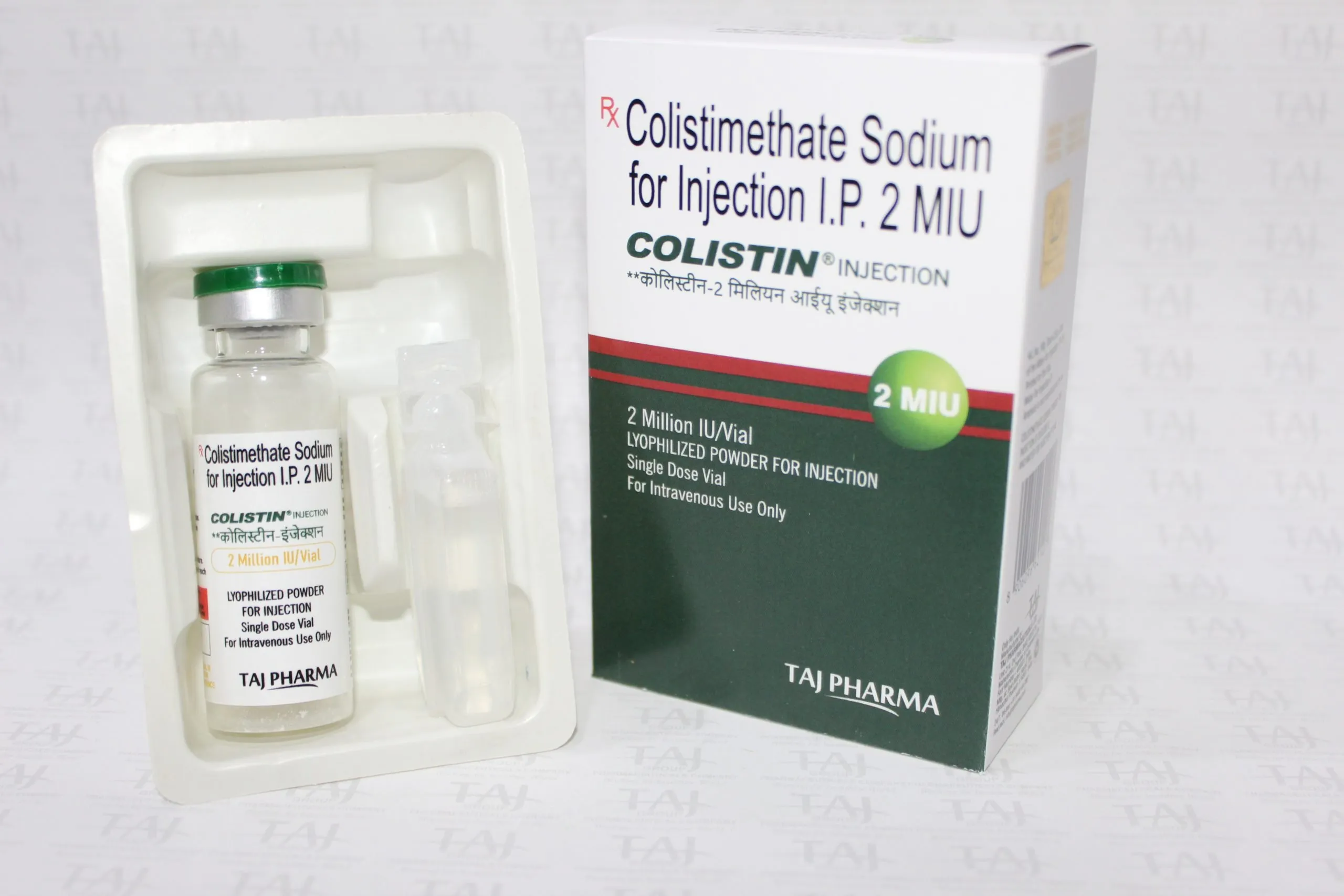 Colistimethate Sodium for Injection IP 2MIU Manufacturing Companies