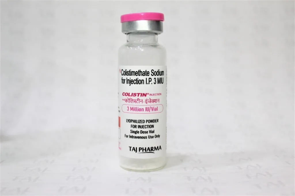 Colistimethate Sodium for Injection IP 3MIU Treatment and Facts