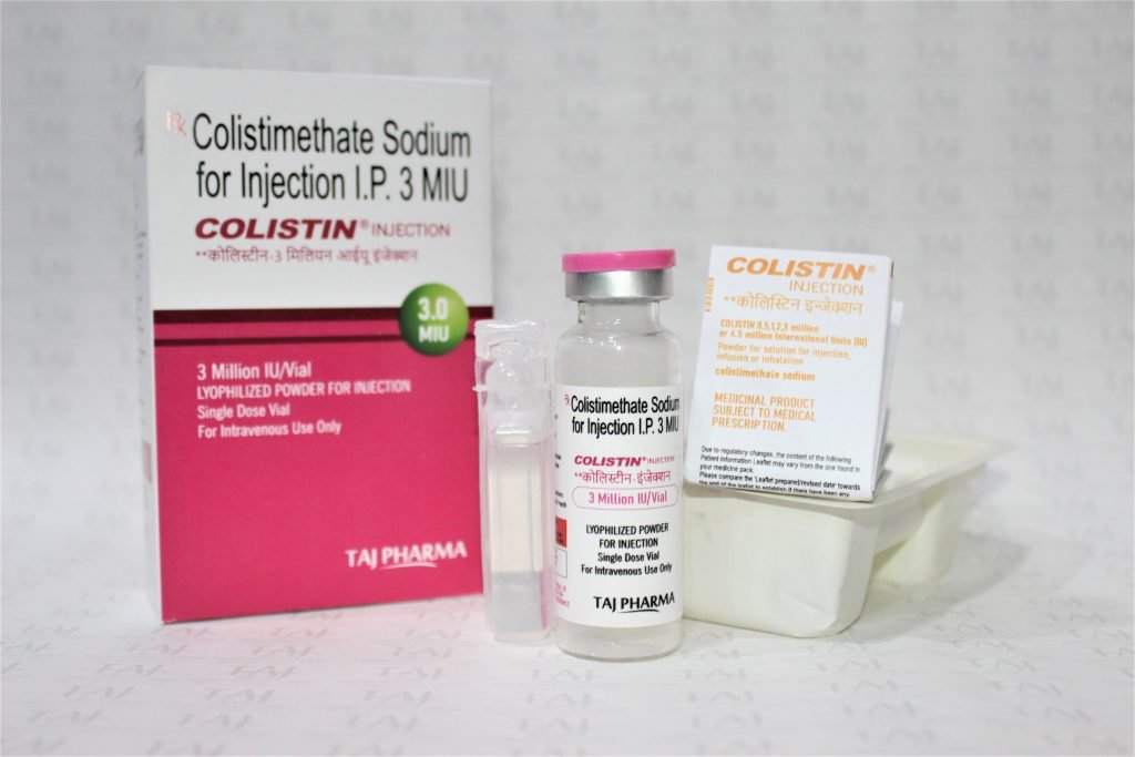 Colistimethate Sodium for Injection IP 3MIU Supplier