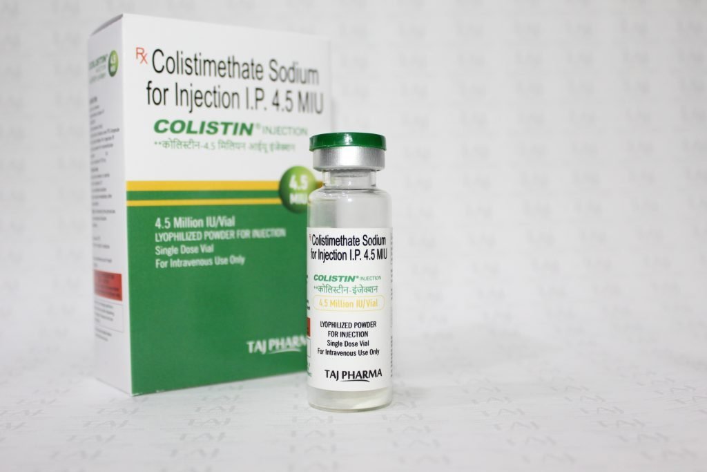Colistimethate Sodium for Injection IP 4.5MIU Largest Generic Manufacturer