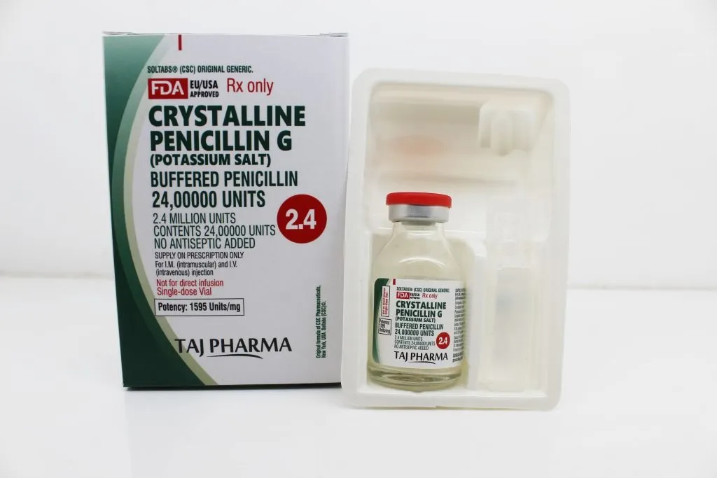 Crystalline Penicillin G 2400000 Units Manufacturer & Suppliers in India
