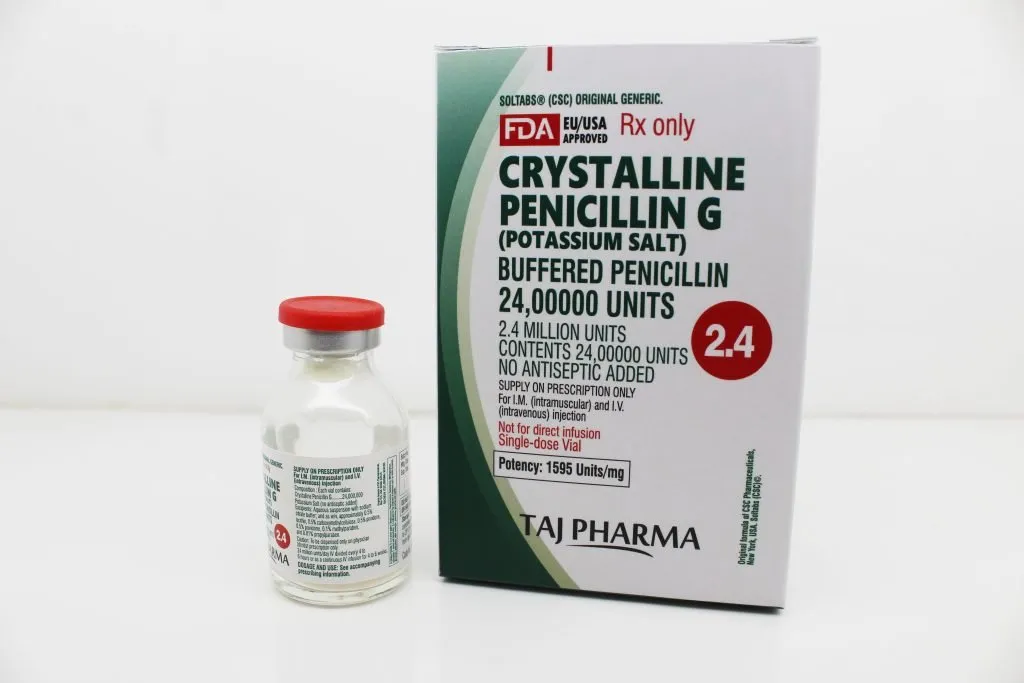 Crystalline Penicillin G 2400000 Units Manufacturers India, Suppliers
