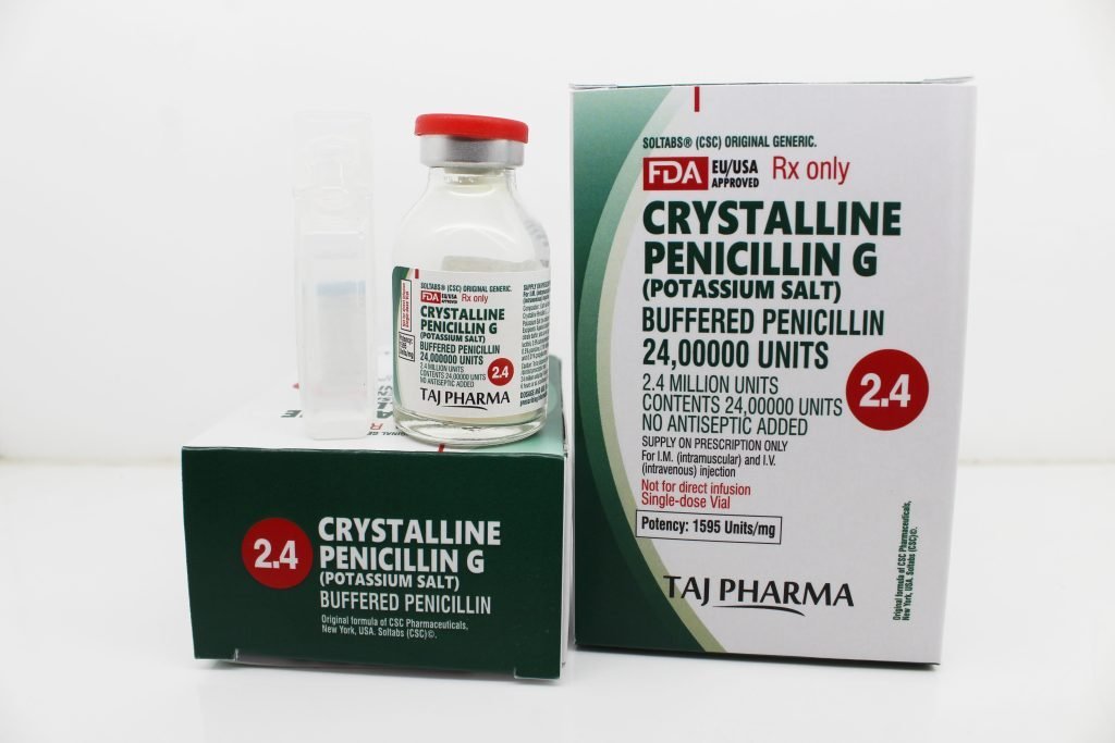 Crystalline Penicillin G 2400000 Units Manufacturers PAN India, Suppliers