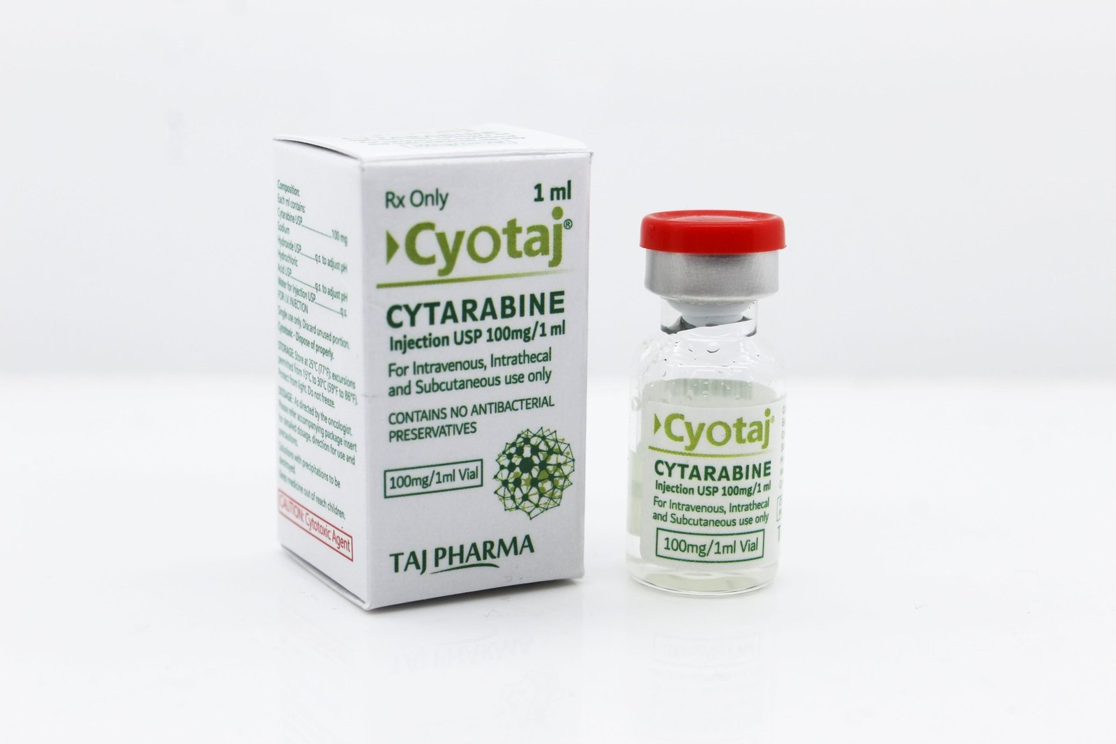 Cytarabine Injection USP 100mg/1ml Manufacturer from Mumbai
