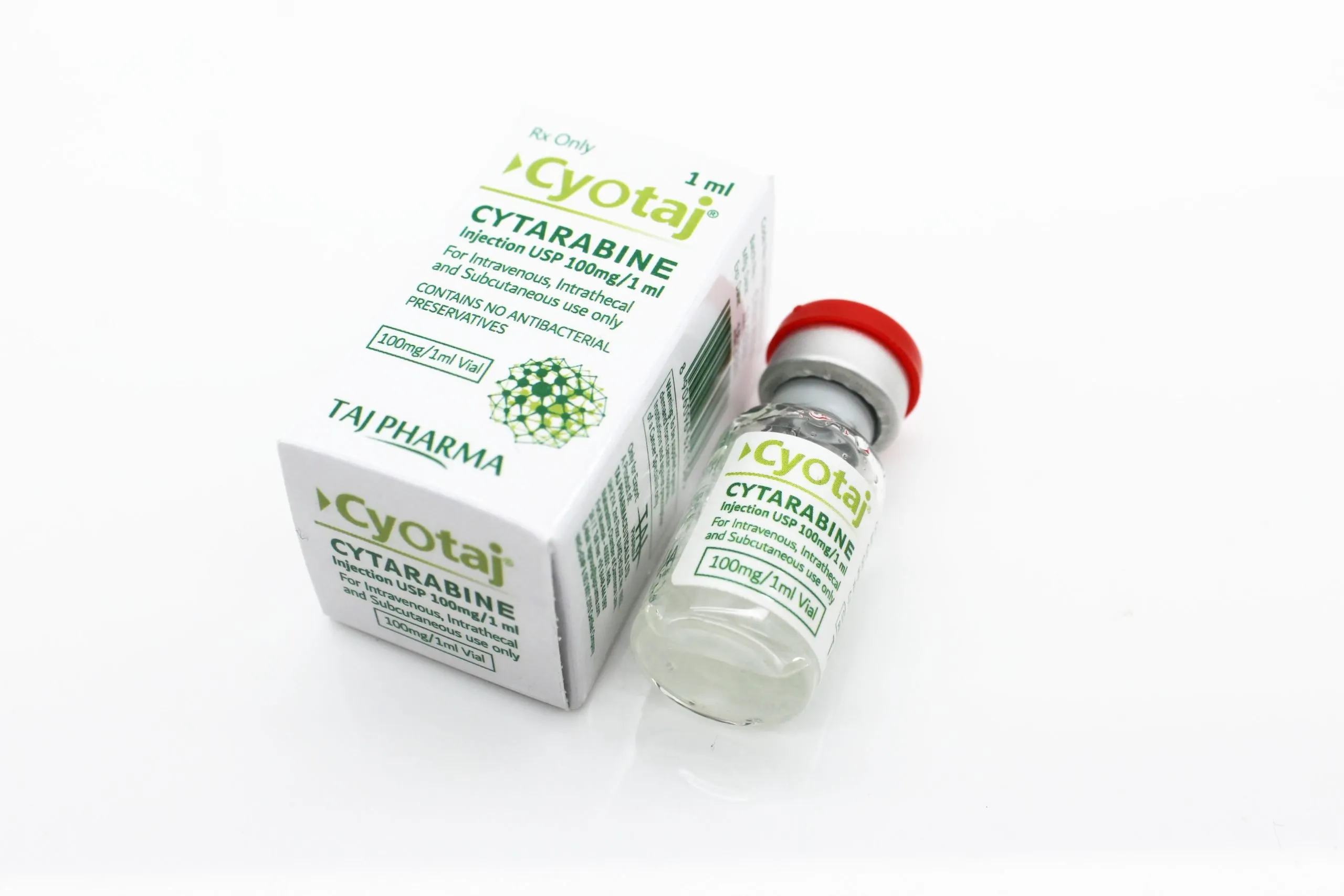 Cytarabine Injection USP 100mg/1ml Best Price in Mumbai Maharashtra Taj Pharma
