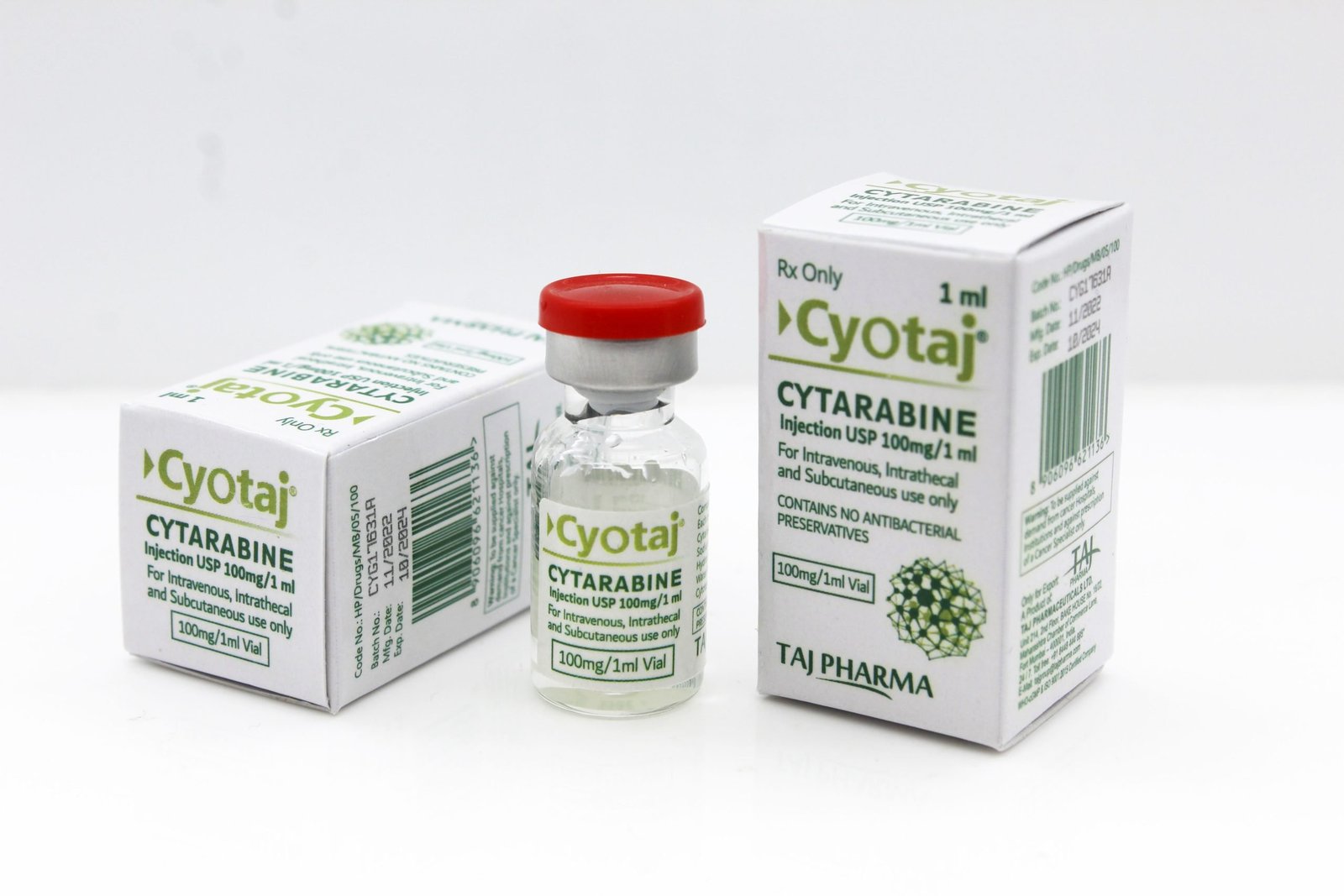 Top Cytarabine Injection USP 100mg/1ml Manufacturer from Mumbai