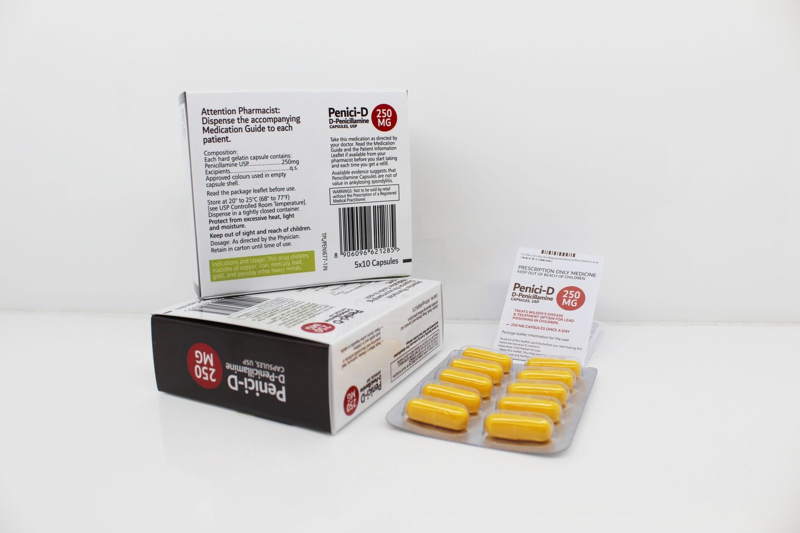 D-Penicillamine Capsules 250mg Manufacturer Supplier in all India