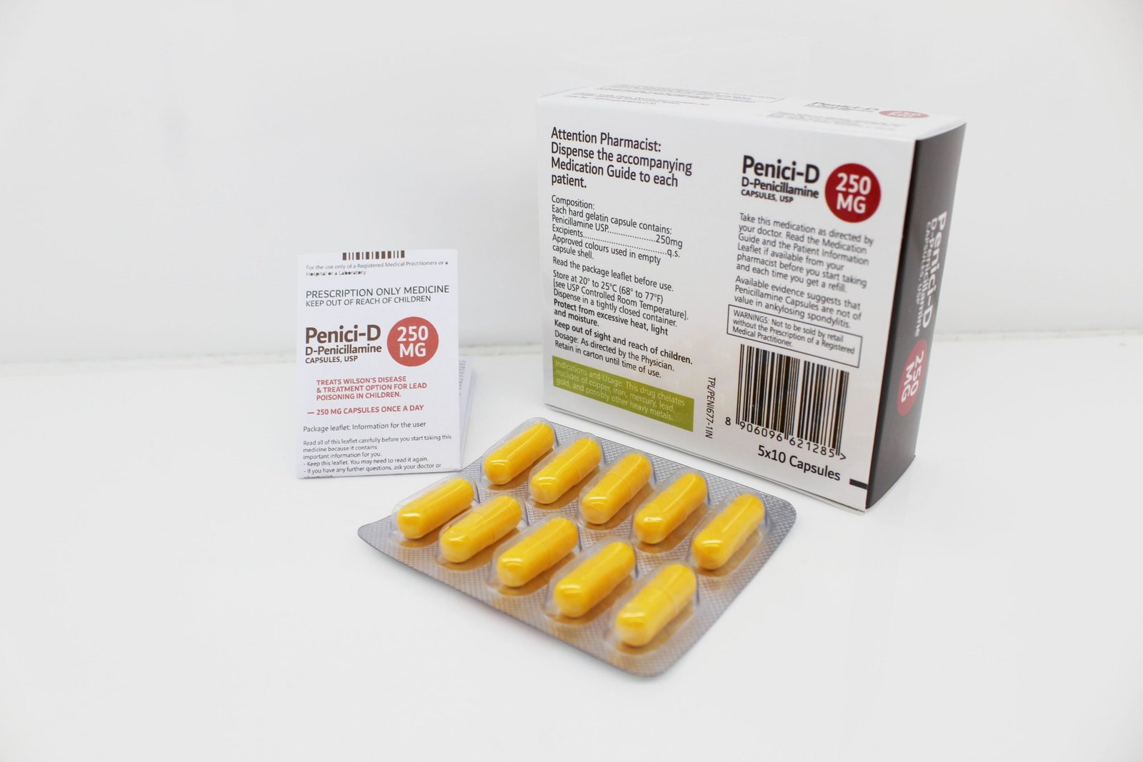 Leading D-Penicillamine Capsules Manufacturers, Suppliers and Exporter