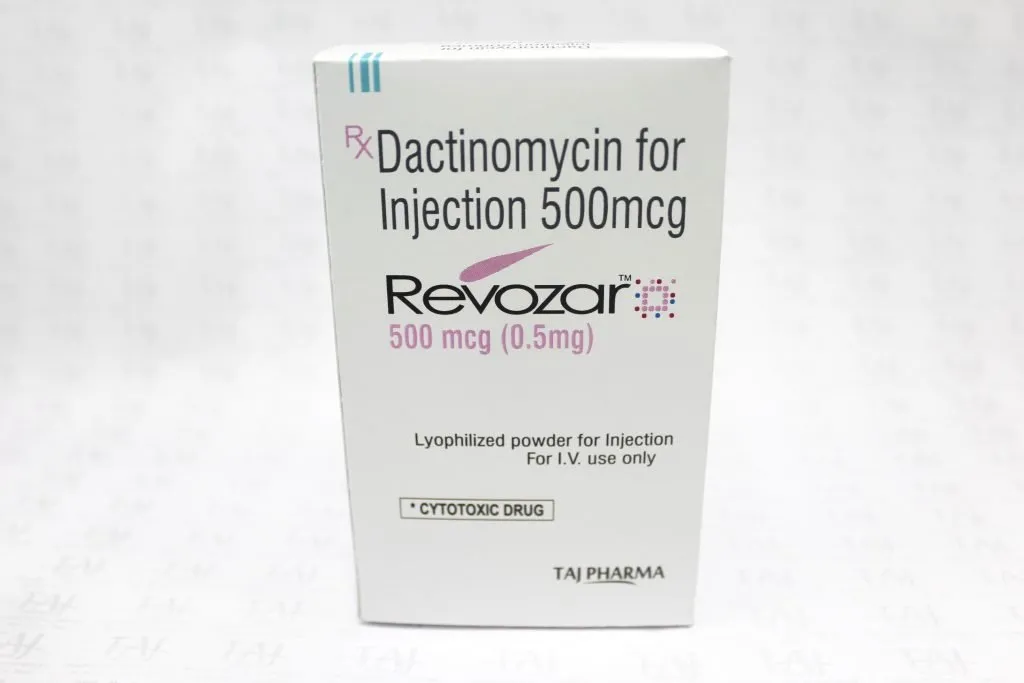 Dactinomycin Injection 500mcg Taj Pharma Mumbai Cytotoxic Drugs Side effects Uses Dosage Contraindications