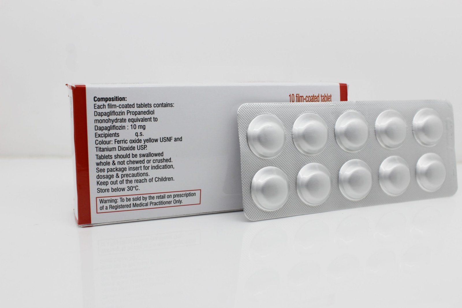 Dapagliflozin 10mg Tablets Exporter India