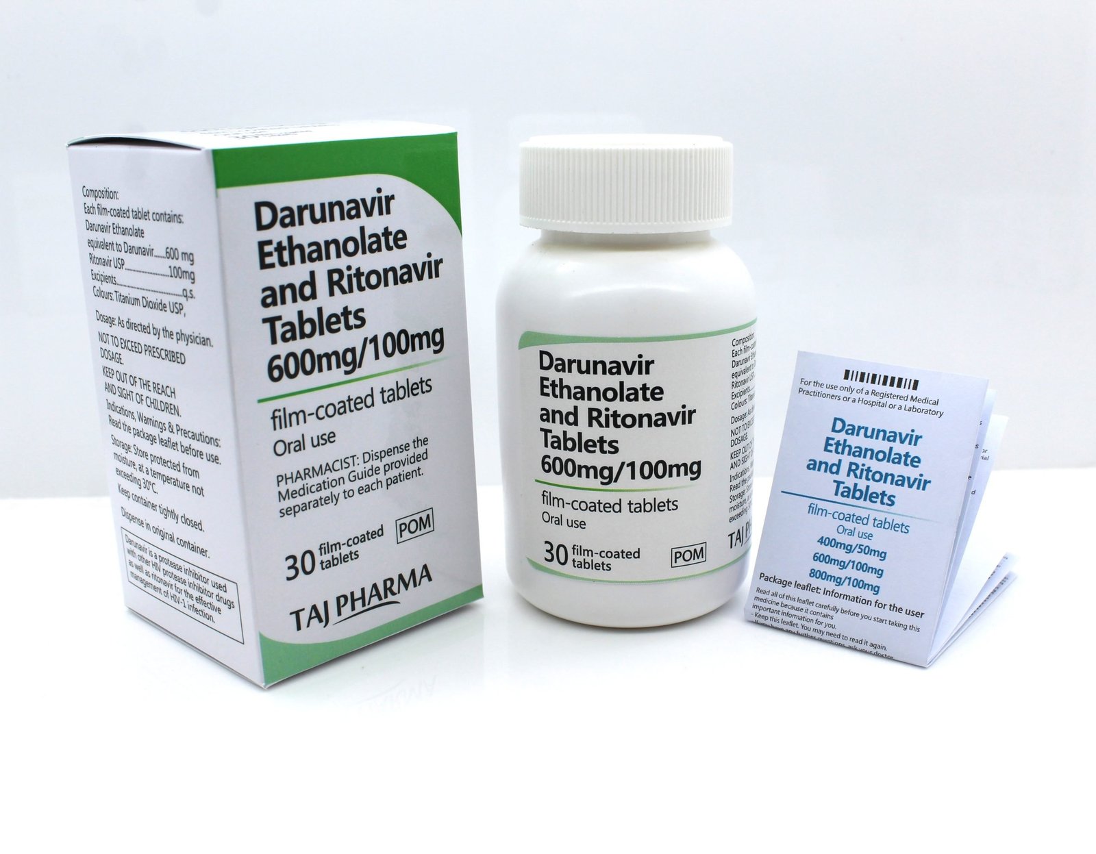 Darunavir Ethanolate & Ritonavir Tablets (600mg+100mg) Manufacturer from Mumbai